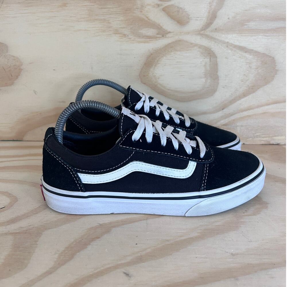 Vans Off The Wall - Old Skool - Sneakers - Black - Big Kid's - 6